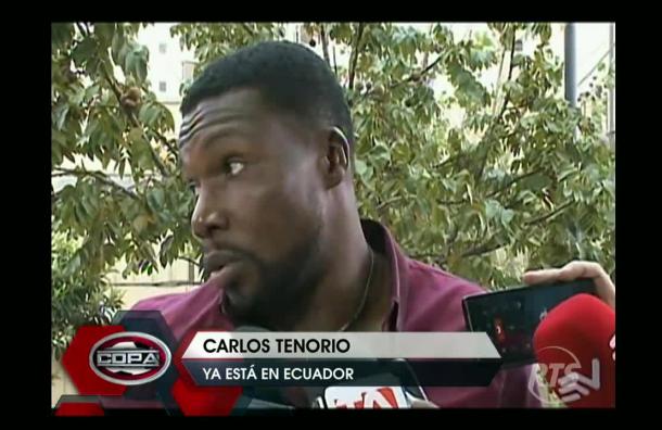 Carlos Tenorio ya está en Ecuador